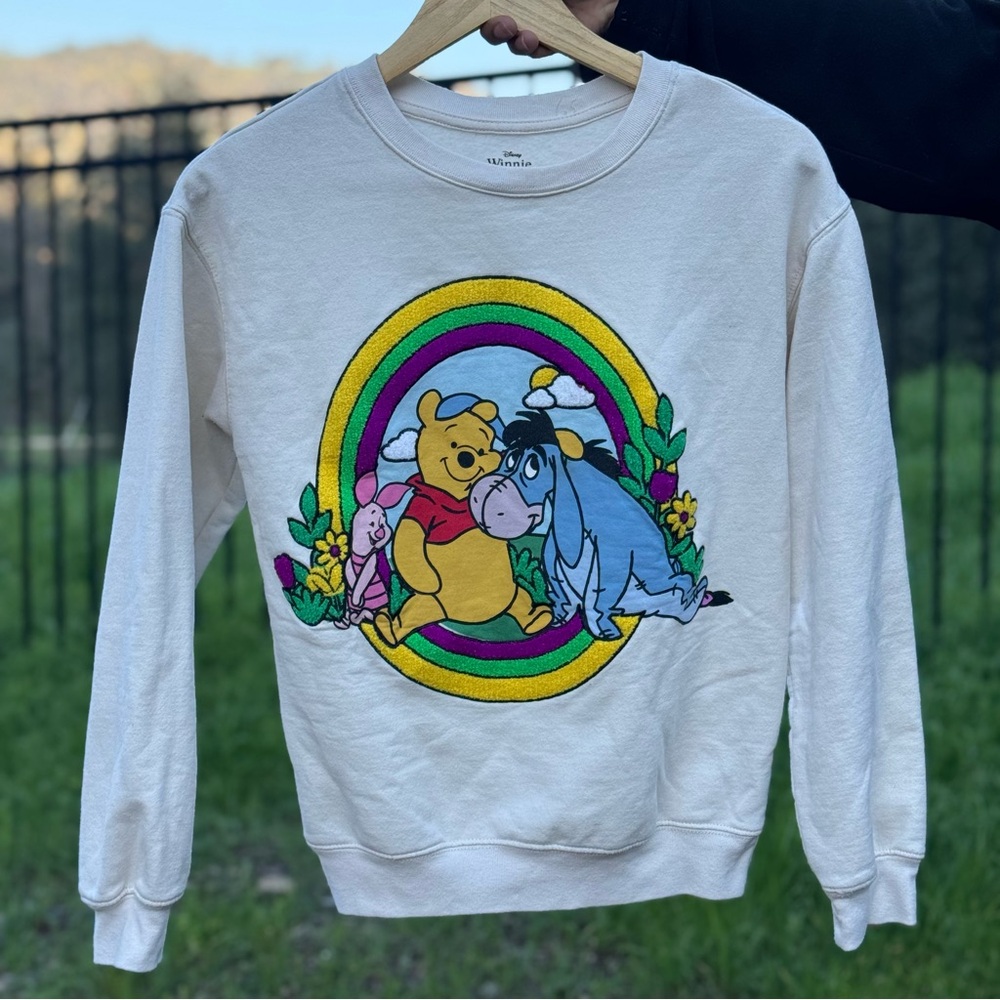 Womens Disney Piglet Pooh & Eeyore Sweatshirt XS